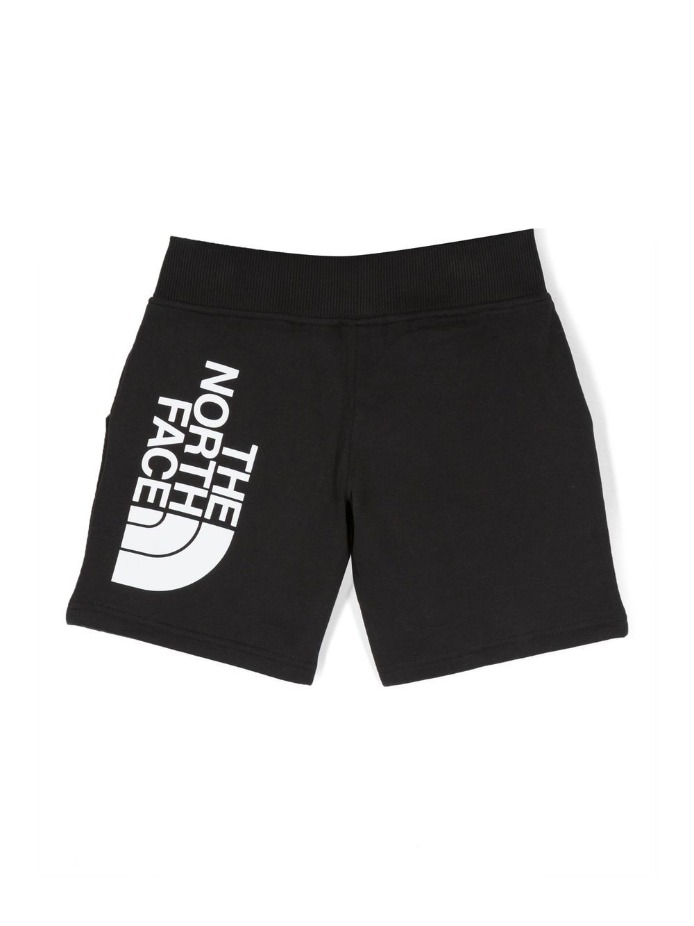 Shop The North Face Logo-print Cotton Shorts In Black