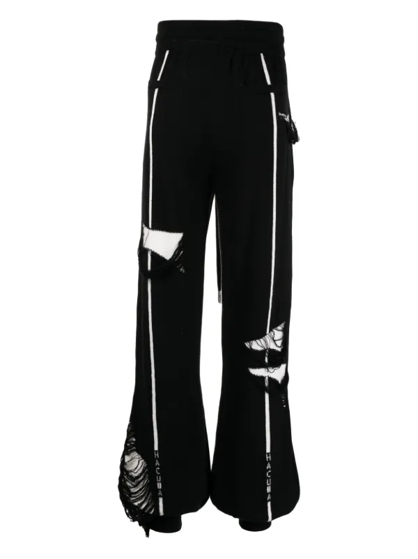 Haculla ダメージ トラックパンツ | ブラック | FARFETCH JP