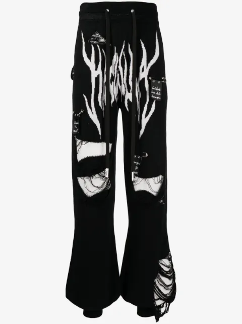 Haculla ダメージ トラックパンツ