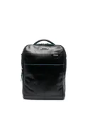 PIQUADRO logo-plaque backpack - Black