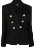 Balmain double-breasted fitted jacket - Black