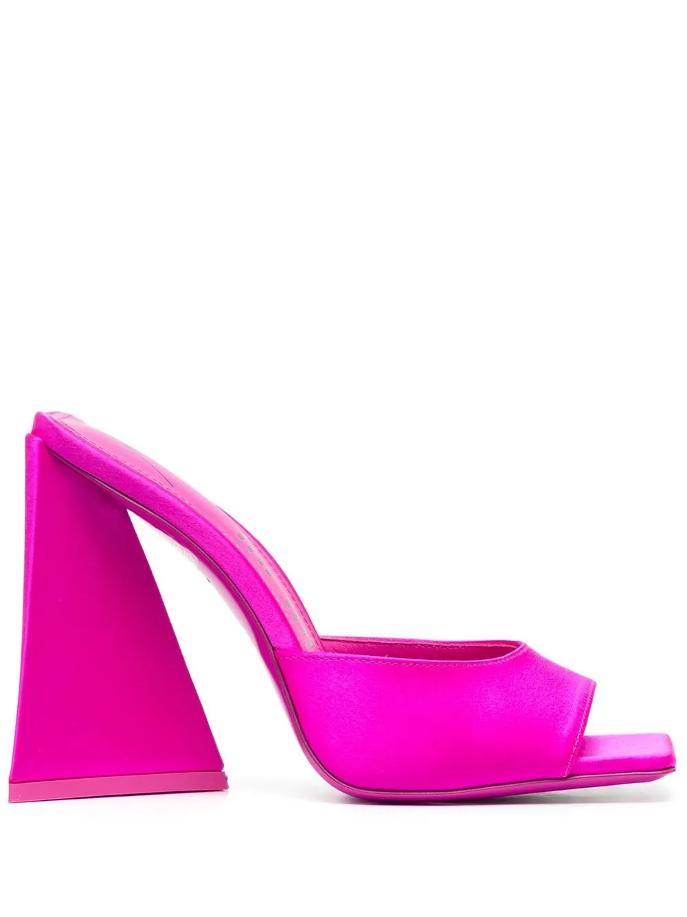 Attico Devon 115mm Satin Finish Sandals In Pink