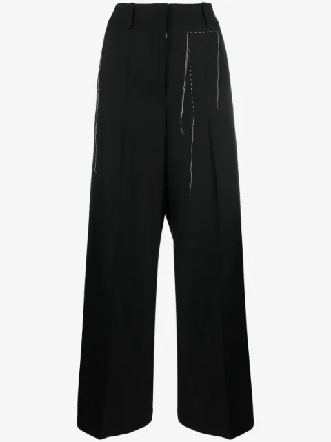 Off-White wide-leg tailored trousers