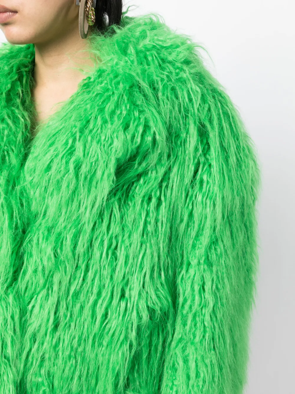 STAND STUDIO Janet Faux fur Jacket Farfetch