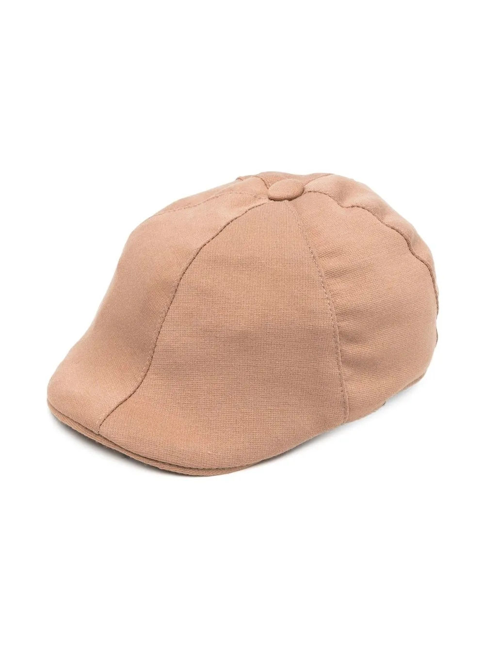 

Le Bebé Enfant canvas flat brim cap - Brown