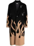 Haculla Up In Flames single-breasted wool coat - Black