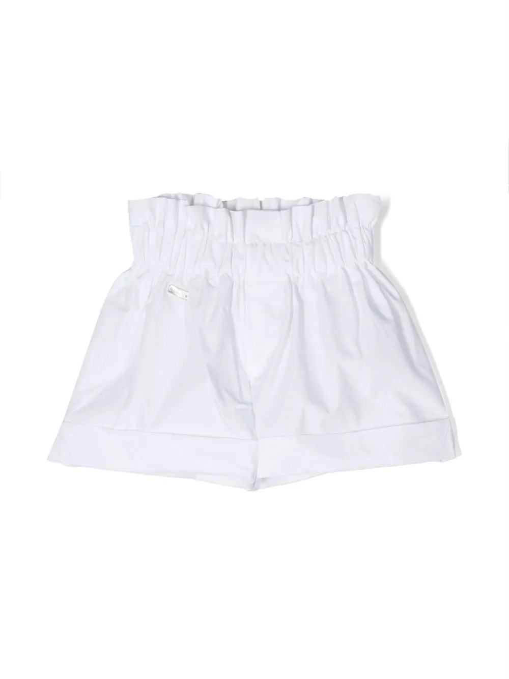 

Le Bebé Enfant ruched cotton shorts - White