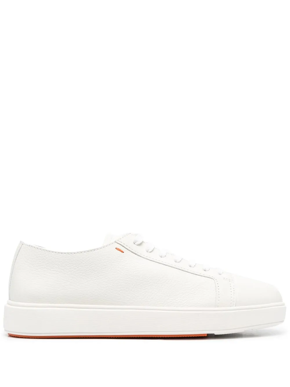 

Santoni lace-up leather sneakers - Blanco