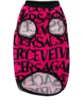 Versace logo-print dog vest - Pink