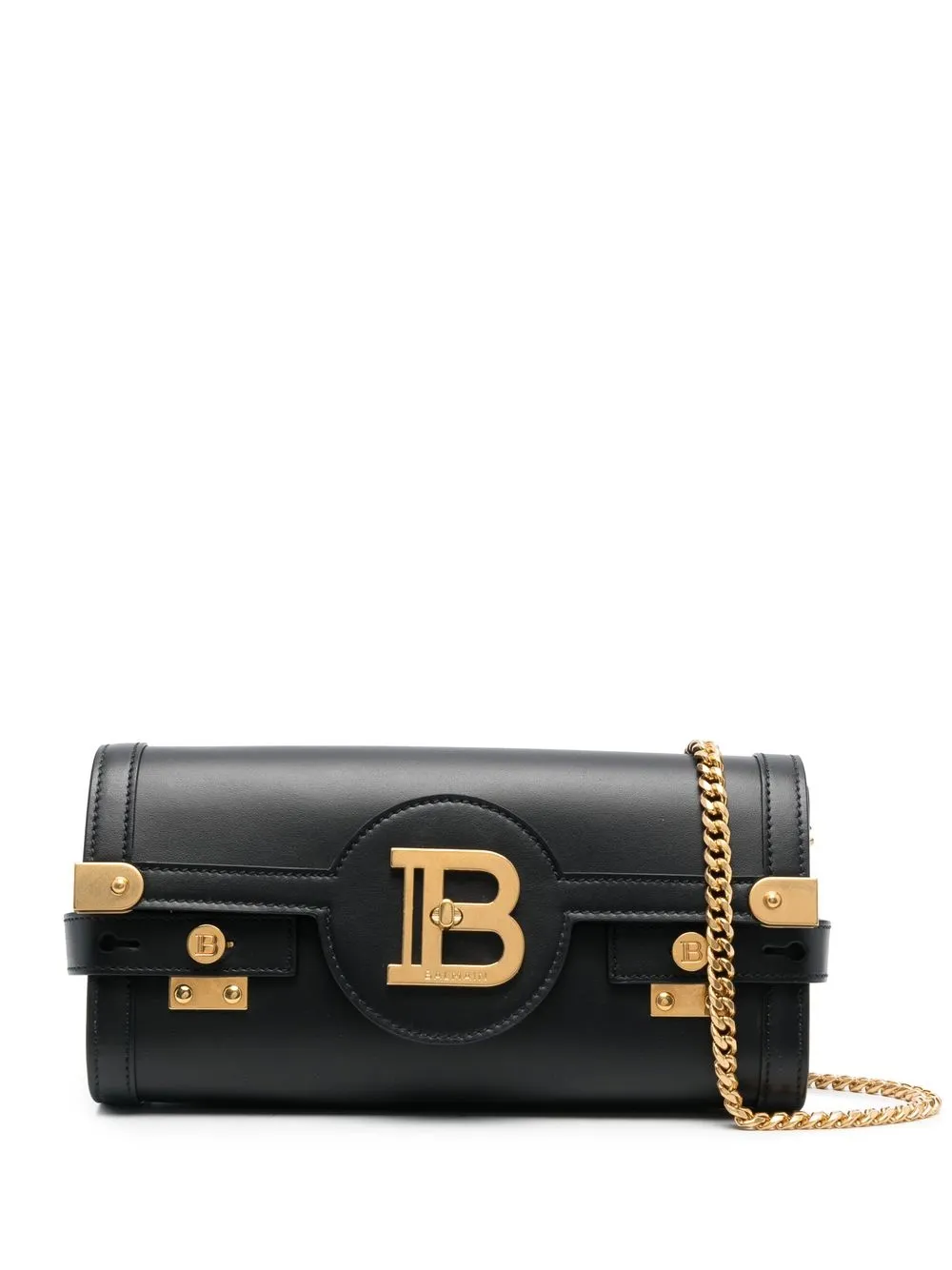 

Balmain B-Buzz 23 leather shoulder bag - Black