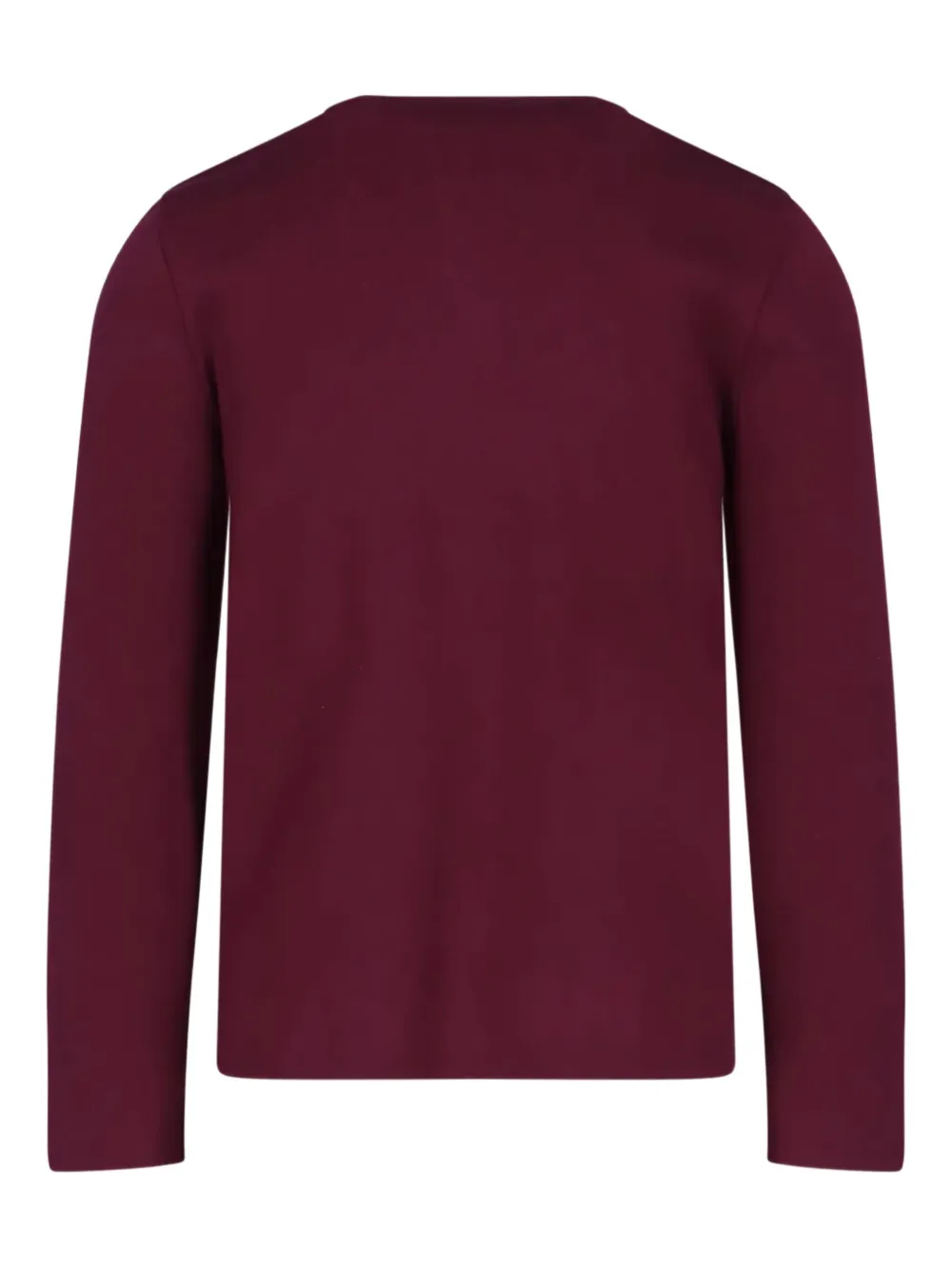 Courrèges Geribbelde trui met drukknoopsluiting Rood