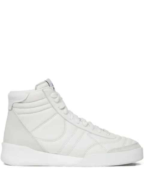Courrèges padded leather sneakers
