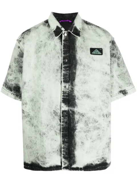 OAMC bleach-effect short-sleeve shirt