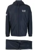 Ea7 Emporio Armani logo-print tracksuit - Blue