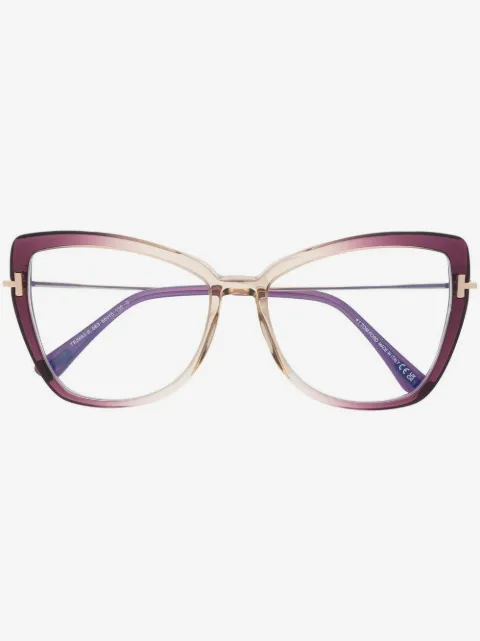 TOM FORD Eyewear 渐色效果镜框眼镜