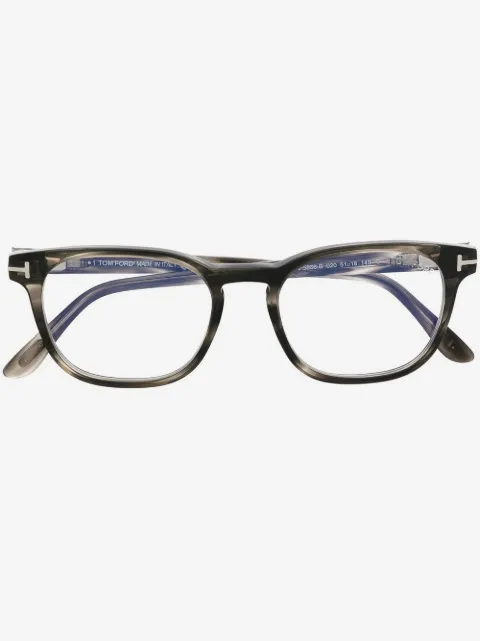 TOM FORD Eyewear lentes de sol cuadrados Havana