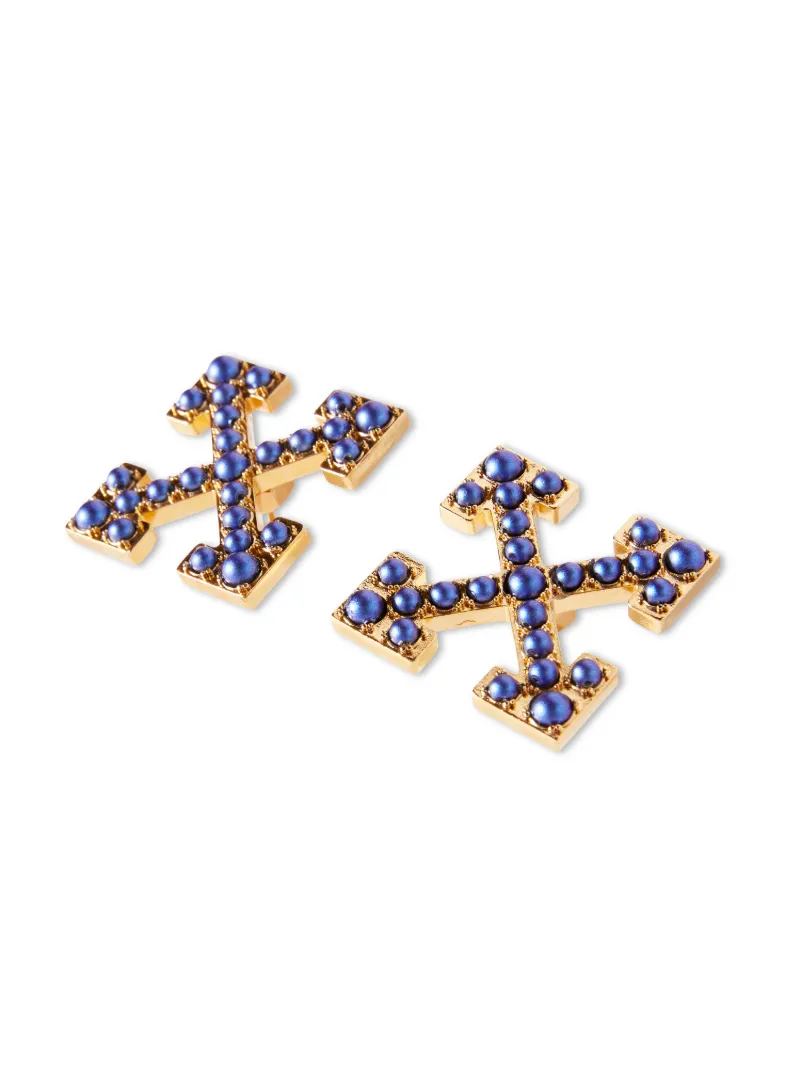 Pearls Pave' Earrings