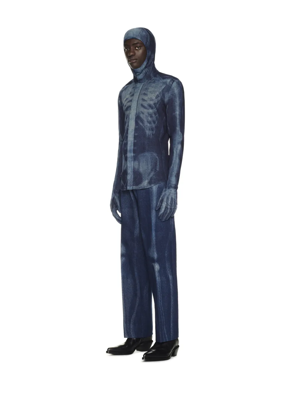 Body Scan 2Skin Denim Hood