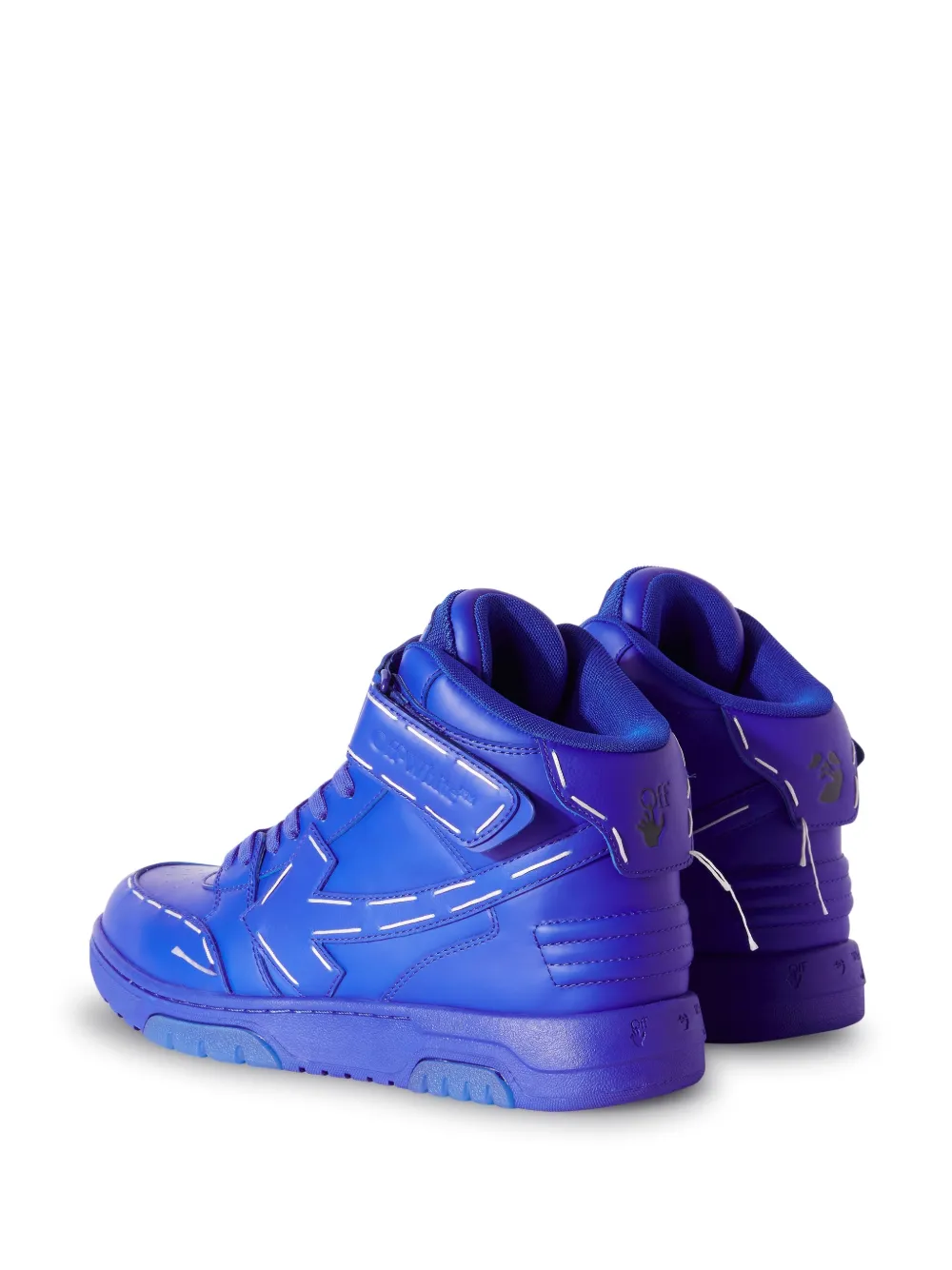 Off-white Out Of Office Mid Sneakers In Blue