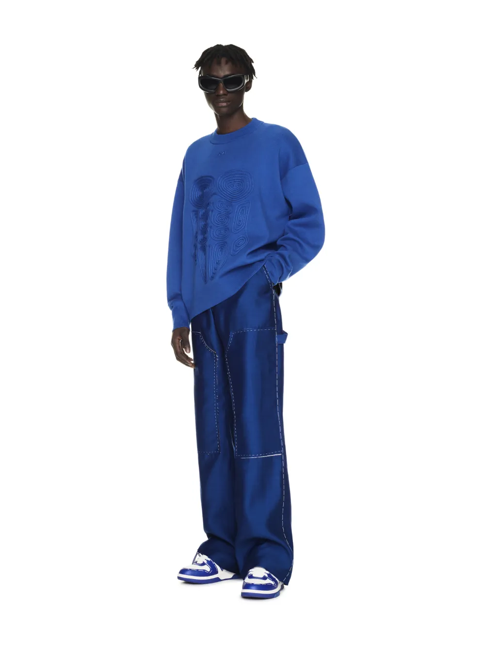 Body Scan Knit Crewneck