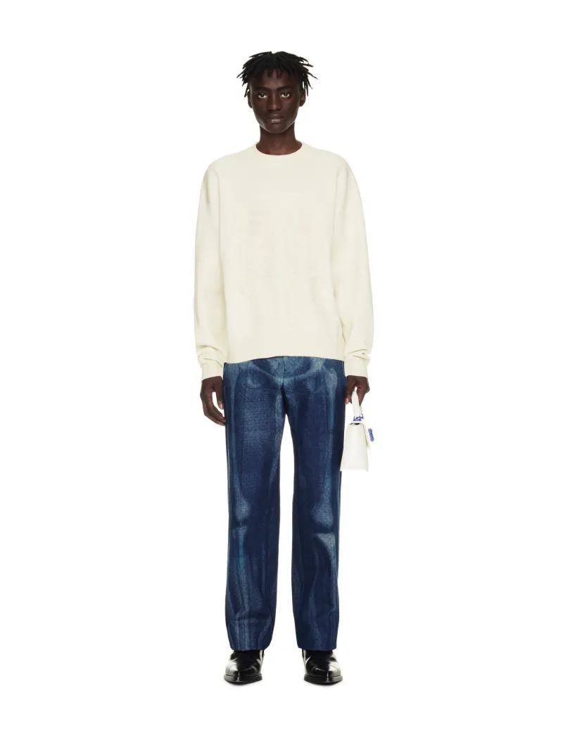 Body Scan Knit Crewneck