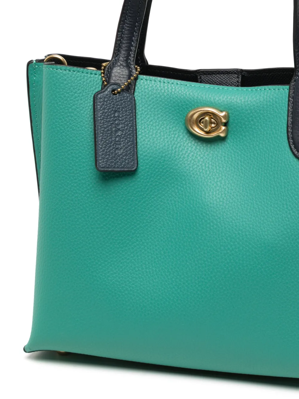 Coach Willow Tote Bag 24 In B4 Bright Green Multi ModeSens