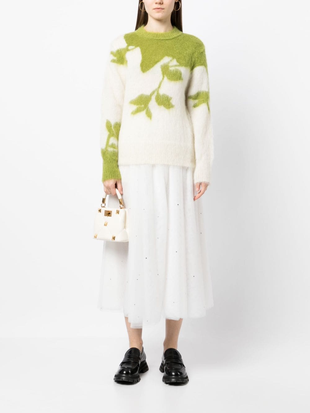 Erdem Trui met print - Groen