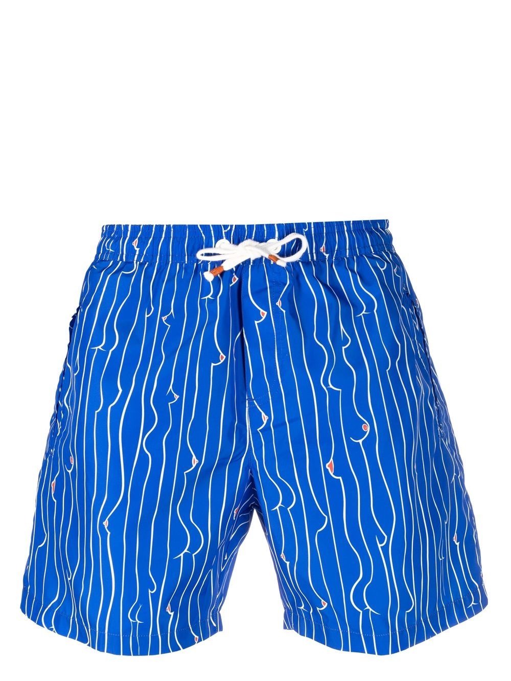 all-over print swim shorts