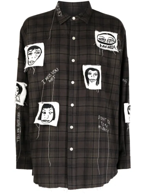 Chemise en coton à motif tartan Sick Of It All - Haculla - Modalova