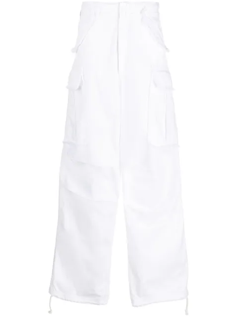 DARKPARK ripped-detail wide-leg trousers