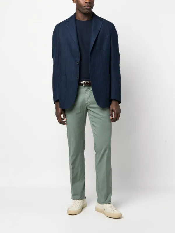 【送料&関税込】Herno Cotton Crew-neck T-shirt Herno crew-neck Cotton T-shirt | Blue | FARFETCH JO