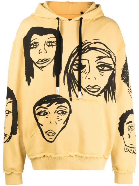 Haculla They're Watching cotton hoodie