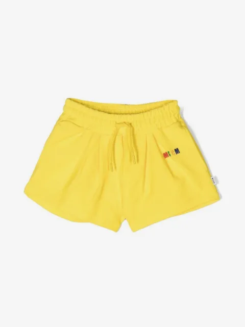 MSGM Kids bermudas con logo bordado