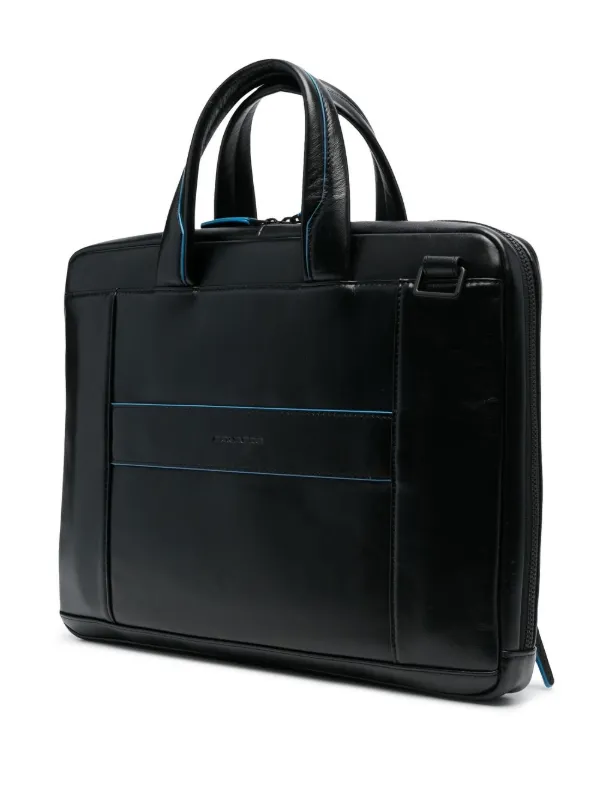 PIQUADRO レザー PCバッグ | ブラック | FARFETCH JP