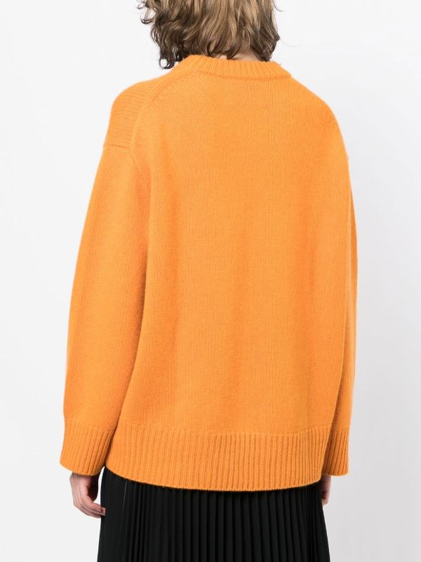 Pre-owned Louis Vuitton Cashmere Sweatshirt In Orange