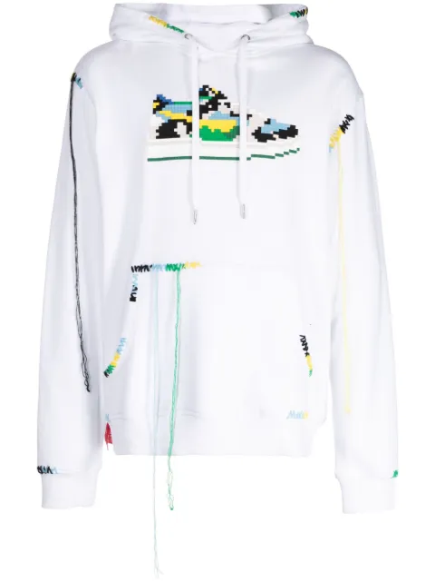 Mostly Heard Rarely Seen 8-Bit hoodie con tenis estampados