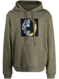 Mostly Heard Rarely Seen 8-Bit graphic-print cotton hoodie - Green