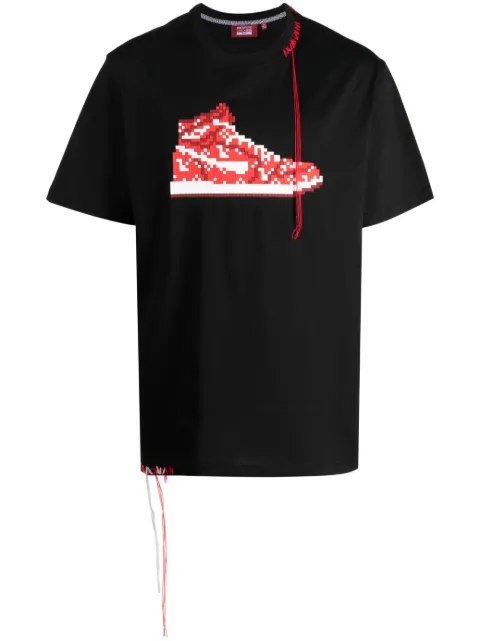 Mostly Heard Rarely Seen 8-Bit T-Shirt mit Sneaker-Print