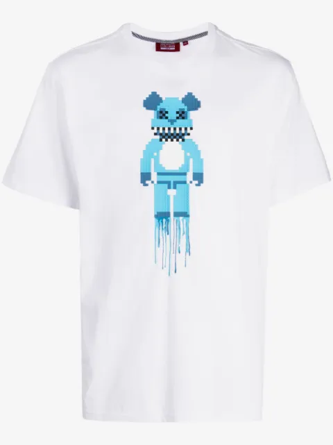 Mostly Heard Rarely Seen 8-Bit Blue Bear graphic-print T-shirt 