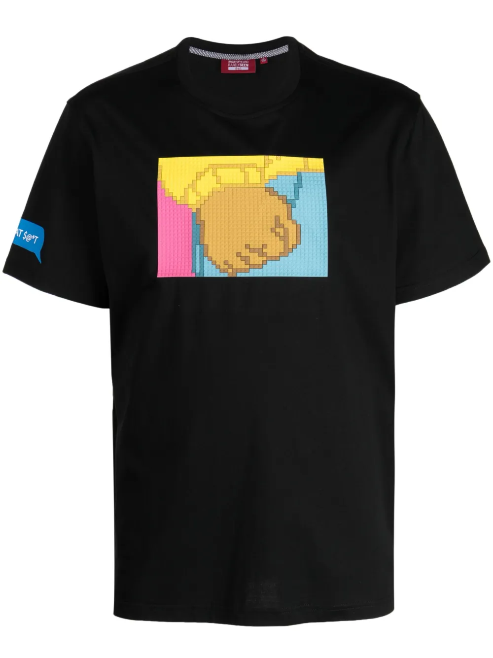 Mostly Heard Rarely Seen 8-Bit T-Shirt mit Fist-Print | Schwarz | Image 1