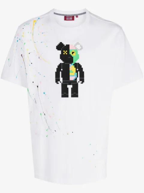 Mostly Heard Rarely Seen 8-Bit 2 Face Bear cotton T-Shirt 