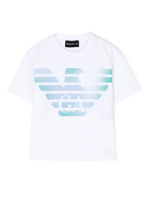 Emporio Armani Kids - logo-print short-sleeve T-shirt