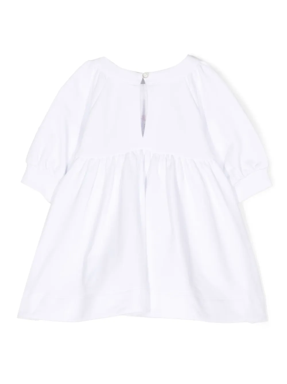 Emporio Armani Kids Jurk met logoprint - Wit