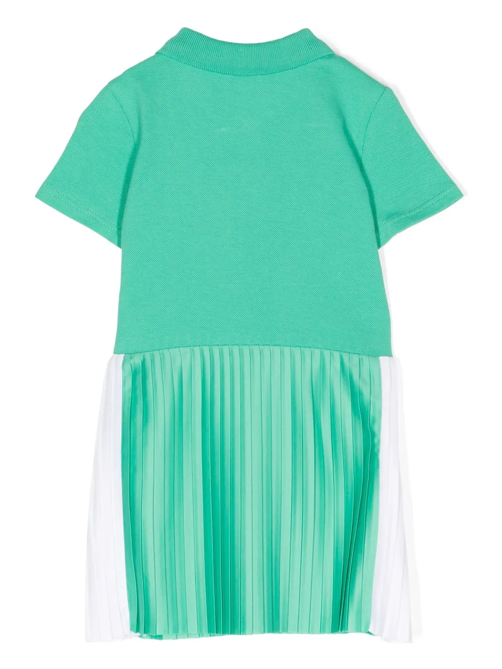 Emporio Armani Kids Geplooide jurk - Groen