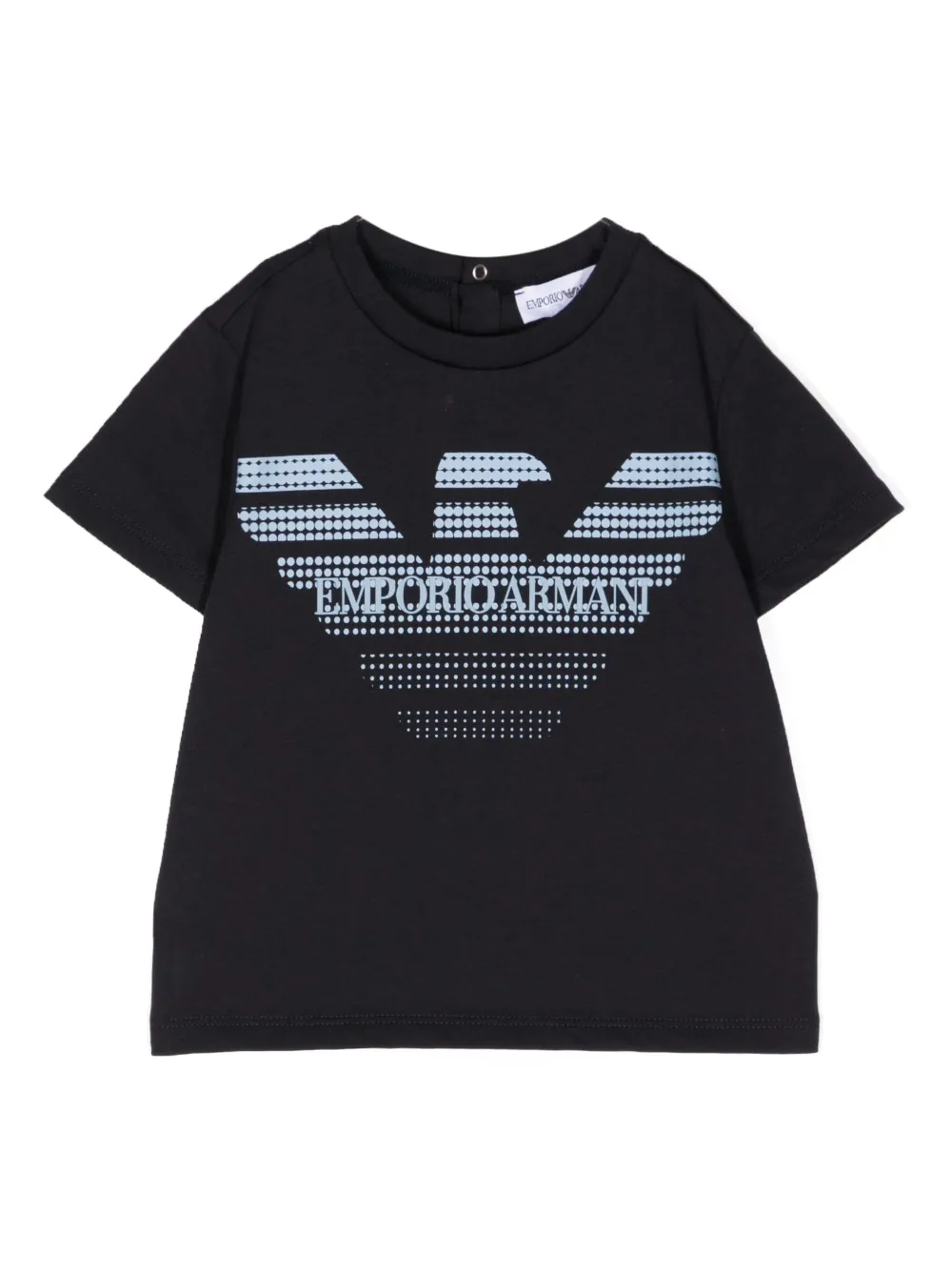 Emporio Armani Kids Drie T-shirts met ronde hals - Groen