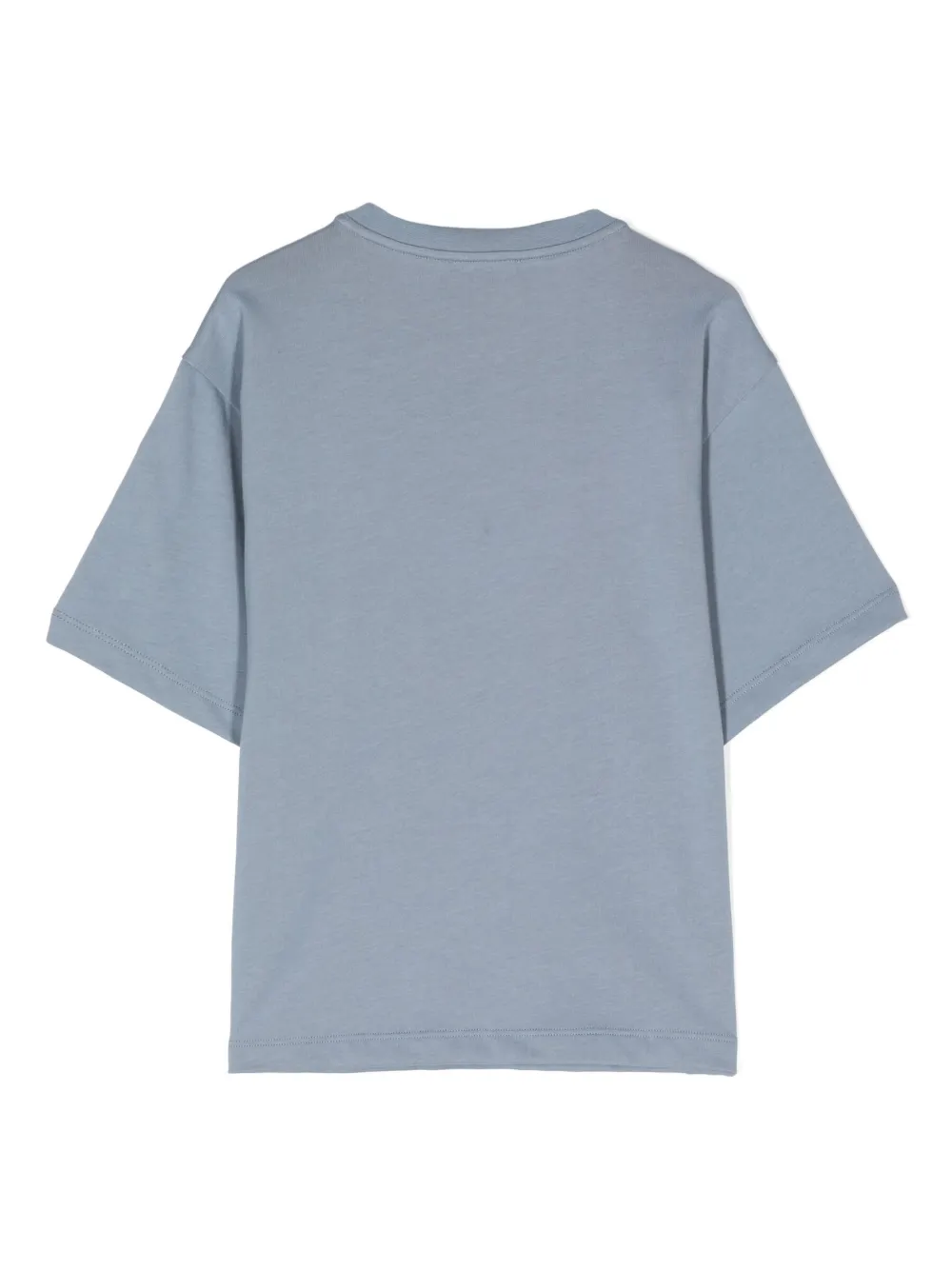 Emporio Armani Kids T-shirt met horizontale streep - Blauw