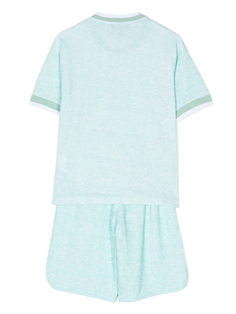 Emporio Armani Kids Trainingspak met logoprint - Groen