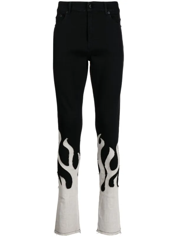 Haculla Up In Flames スキニージーンズ | ブラック | FARFETCH JP