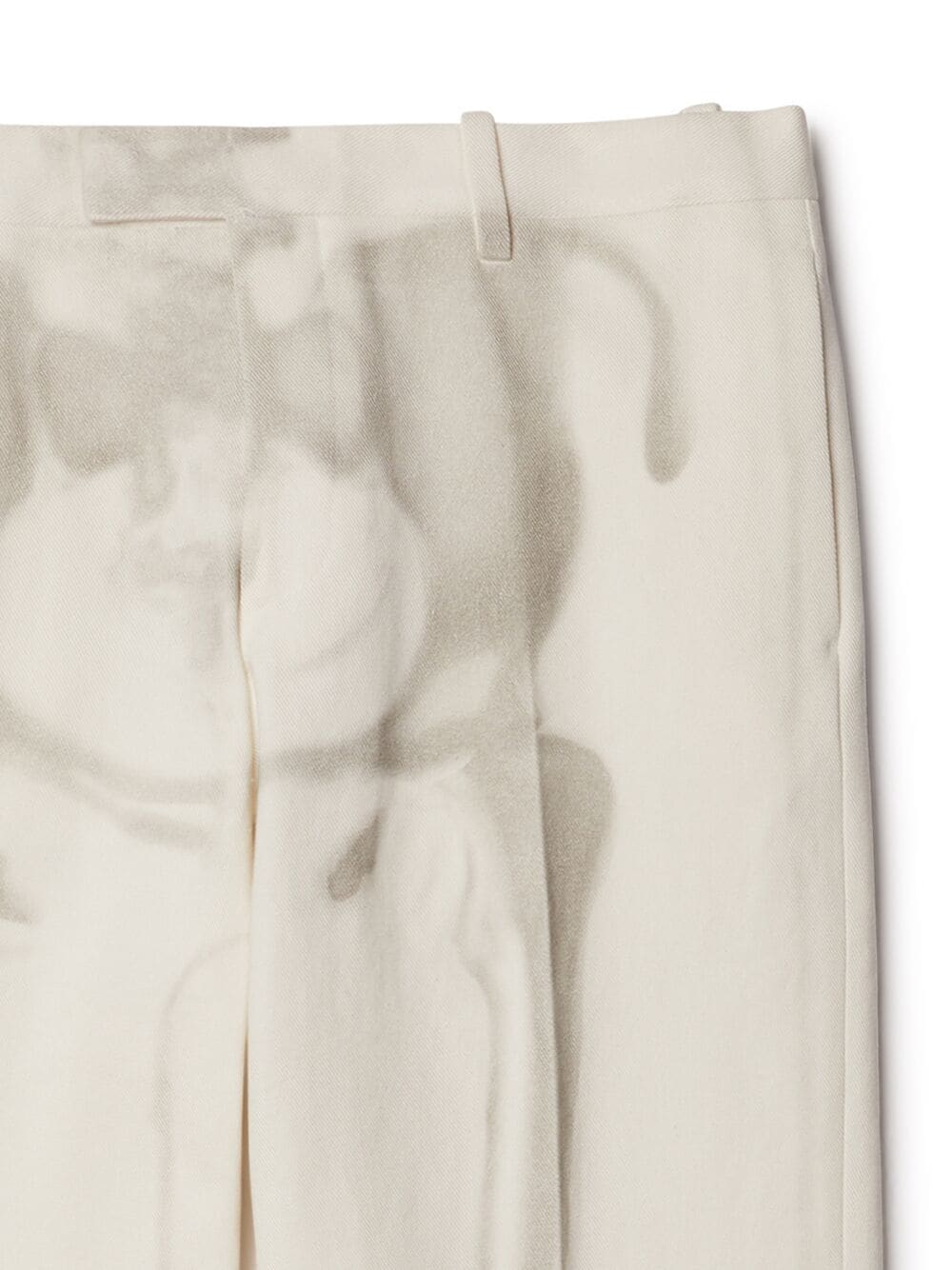 Shop Off-white Body Scan Tailored Denim Trousers In Neutrals