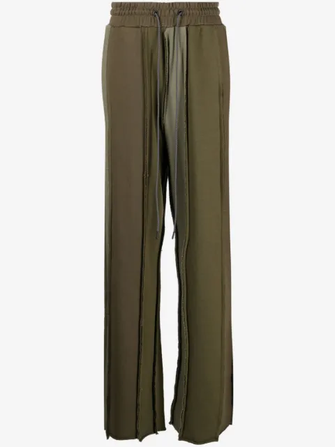 Mostly Heard Rarely Seen panelled cotton track pants